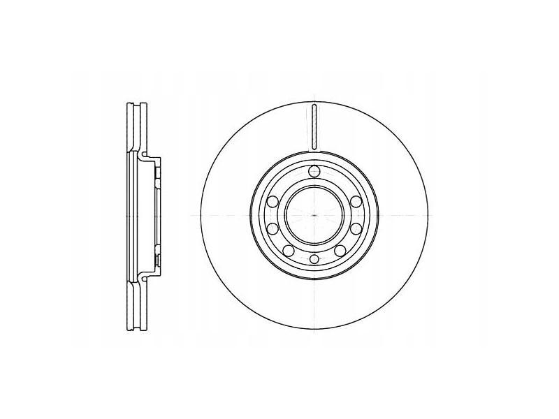 FEN DISKI ON HAVALI ( BOYALI )VECTRA C 02> SIGNUM 03> SAAB 9.3 02> CROMA 05> (285x25x5DL) - DELPHI - OEM 46836491