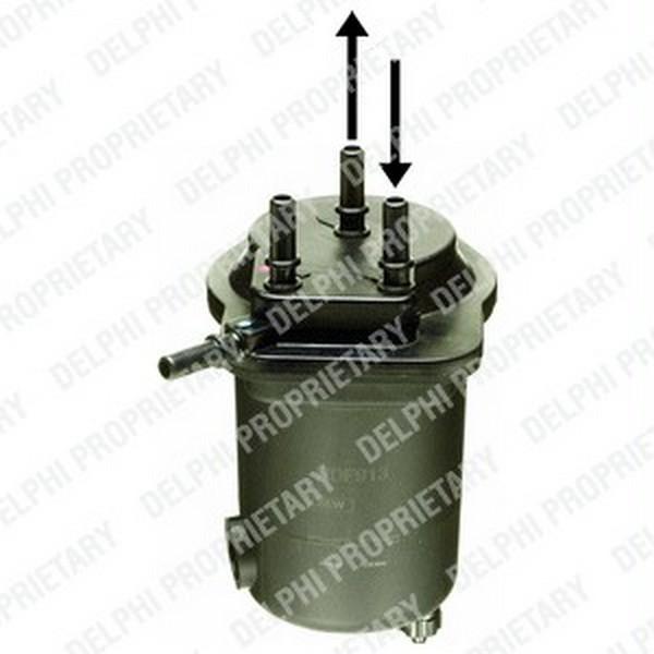 YAKIT FILTRESI (MAZOT) CLIO II KANGOO MICRA III NOTE JUKE 1.5DCI (DELIKLI) - DELPHI - OEM 1640000QAV