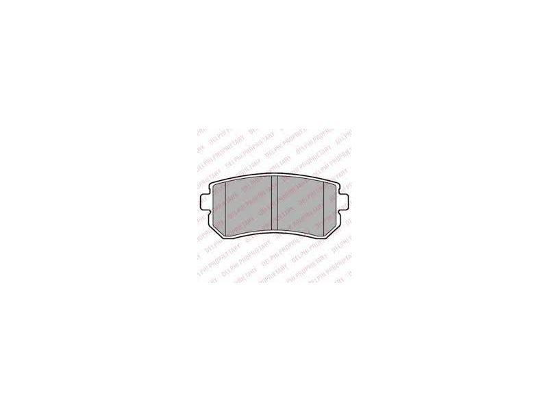 FREN BALATASI ARKA  ACCENT ERA 1.4 GL-1.5 CRDI-1.6 GLS 11/05=> KIA RIO 02=> KIA CEED 07=> — DELPHI DEL-LP2303 - DELPHI - OEM 583021HA10