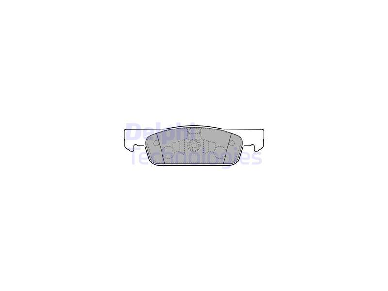 FREN BALATASI ON CLIO IV DOKKER LODGY DUSTER INCE TIP - DELPHI - OEM 410605612R