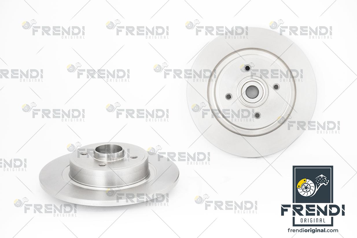 FREN DISKI ARKA DELIKSIZ ( RULMANLI )MEGANE I 99>03 SCENIC 99>01 1.4-1.6 16V 1.9 DCİ 20 16V - FRENDI - OEM 7701206327