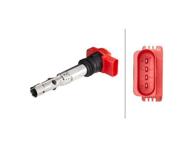 ATESLEME BOBİN AUDI A4 2.0-3.0 (00-04) A6 2.0-3.0 (01-06) A8 3.0 (03-06) - HELLA - OEM 06C905115A