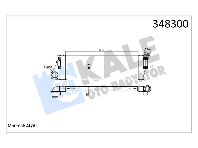 TURBO RADYATORU MGN II-SCENIC 1.5 DCI- 1.9 DCI - KALE - OEM 8200700172