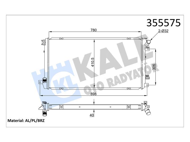 SU RADYATORU MASTER III 2006 > MOVANO - KALE - OEM 7701066109