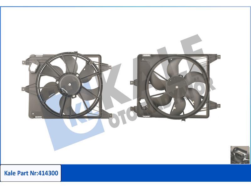 FAN MOTORU DAVLUMBAZLI THALIA I-SYMBOL II- 1.5 K9K CLIO — KALE 414300 - KALE - OEM 7701051483