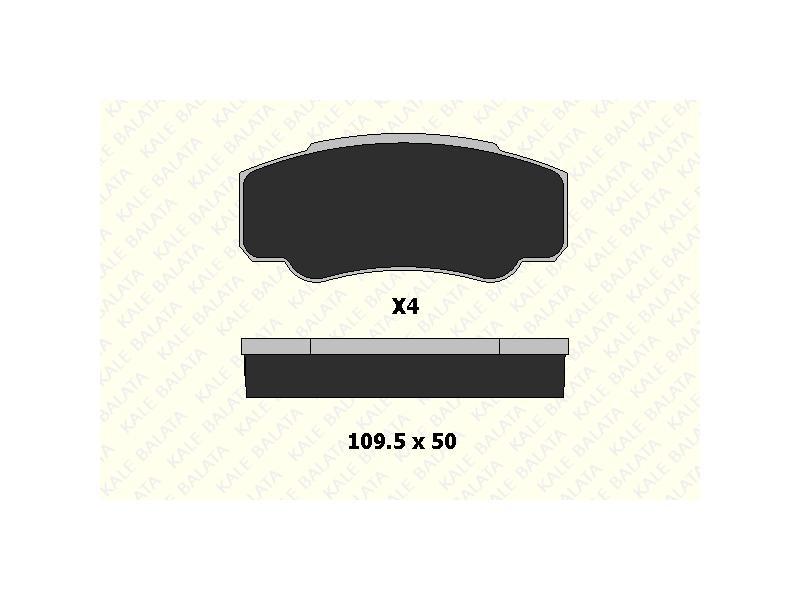 FREN BALATASI ARKA DUCATO JUMPER BOXER YM 2002 2006 14Q 18Q - KALE BALATA - OEM 4252.46