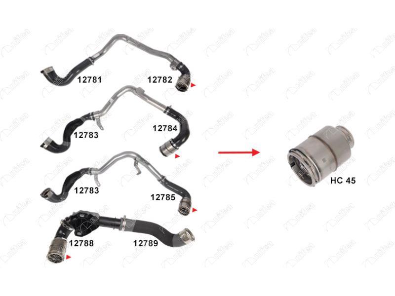 REZONATOR HC 45 MASTER III MOVANO NV400 - NIFEA - OEM 144607250R