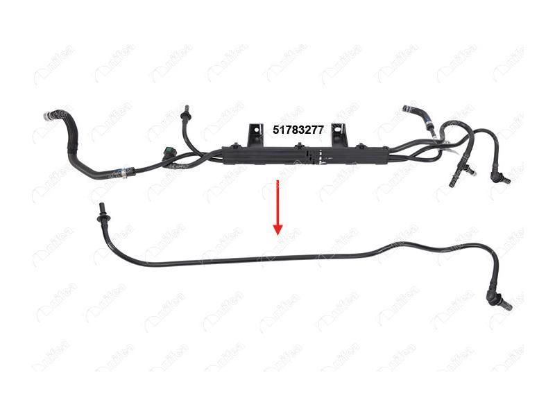 YAKIT BORUSU BRAKET HARIC DOBLO 1.3 MULTIJET — NIFEA 14611 - NIFEA - OEM 51783277