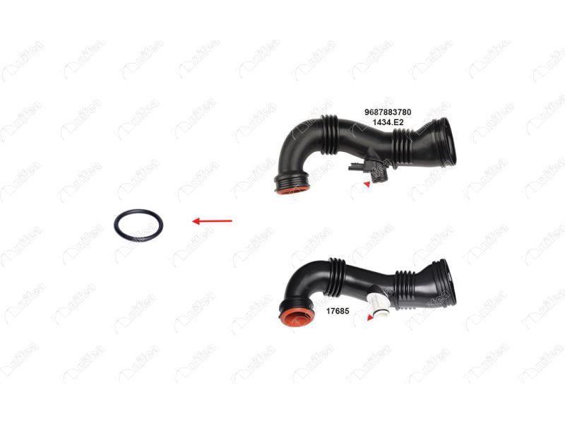 TURBO BORUSU CONTASI SCUDO 1.6 D MJ 2007> - NIFEA - OEM 1434.E1