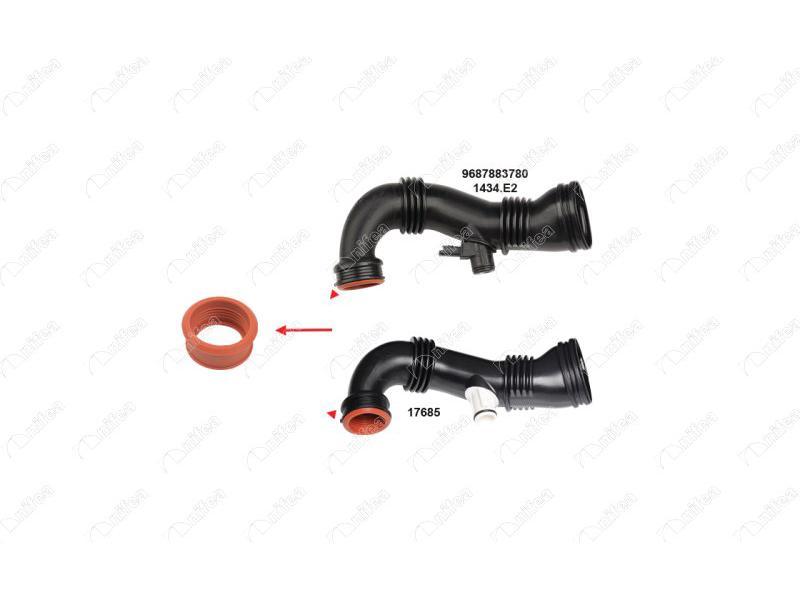 TURBO HORTUM CONTASI PARTNER TEPEE-P107-P206-P207- - NIFEA - OEM 1434.C8