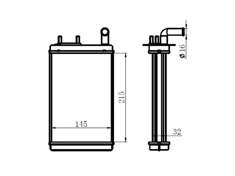 KALORIFER RADYATORU UNO 70 - ORIS - OEM 7754055