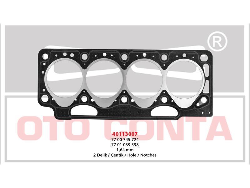 SILINDIR KAPAK CONTASI R19 1.9D 1.65MM - OTOCONTA