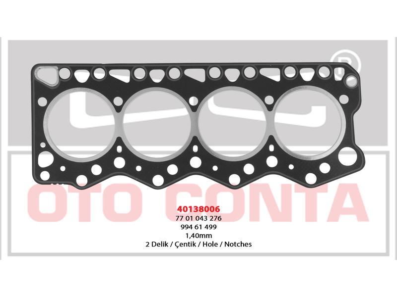 SILINDIR KAPAK CONTA DUCATO 2.5TD TDI 1.40MM 95.3MM - OTOCONTA - OEM 98410475