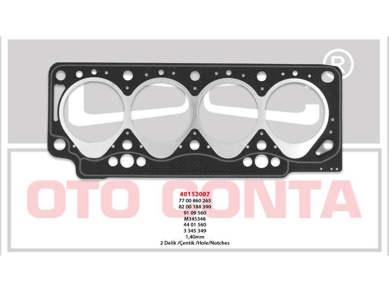 SILINDIR KAPAK CONTASI ( 2 KERTIK ) R19 KANGOO MEGANE 1.9 F8Q - OTOCONTA - OEM 7700860265