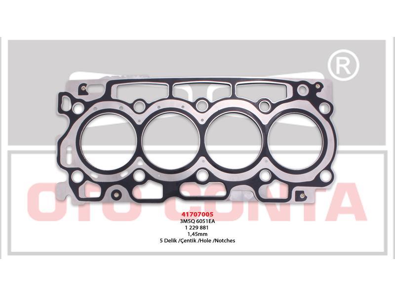 SILINDIR KAPAK CONTA PARTNER BERLINGO 1.6 16V HDI 5 DELIK 1.45MM - OTOCONTA - OEM 0209.CG