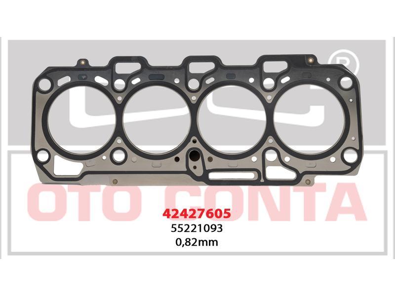 SILINDIR KAPAK CONTA DELIKSIZ 0.82MM DOBLO LINEA 1.6 16V M.JET - OTOCONTA - OEM 55221093