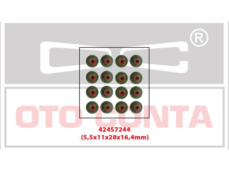 SUBAP LASTIGI (5.5.mm) CLIO KANGOO MEGANE LOGAN 1.6 16V LAGUNA MEGANE 2.0 8V K4M F4R SILIKONLU - OTOCONTA - OEM 7700103938