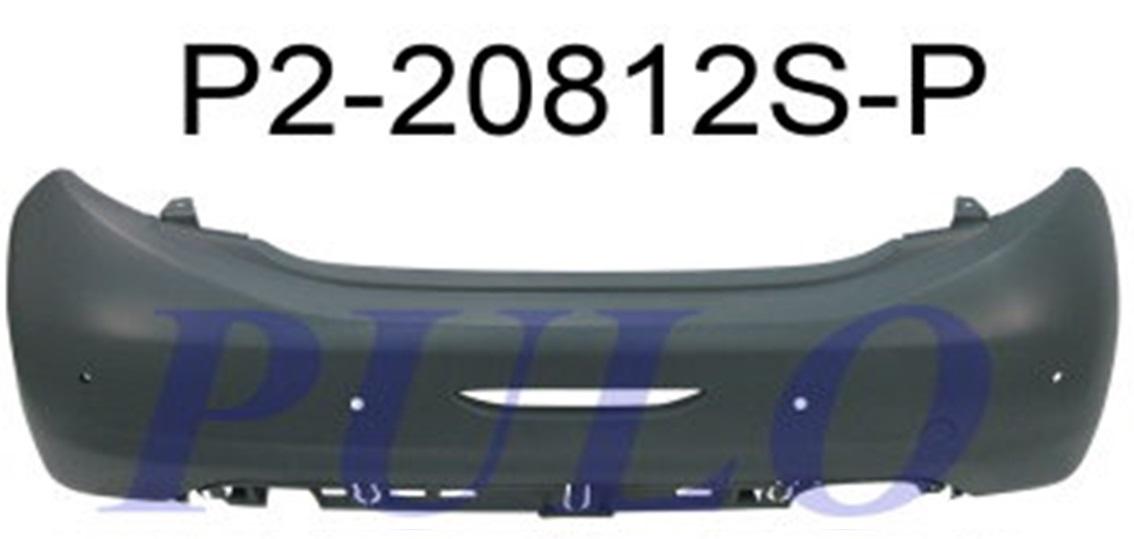 ARKA TAMPON PEUGEOT P208 SENSORLU ASTARLI - PULO - OEM 1607254680