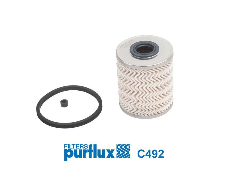YAKIT FILTRESI (MAZOT) MASTER II III TRAFIC II MOVANO II VIVARO INTERSTAR NV400 PRIMASTAR 2.2DTI 2.5 - PURFLUX - OEM 7701475229