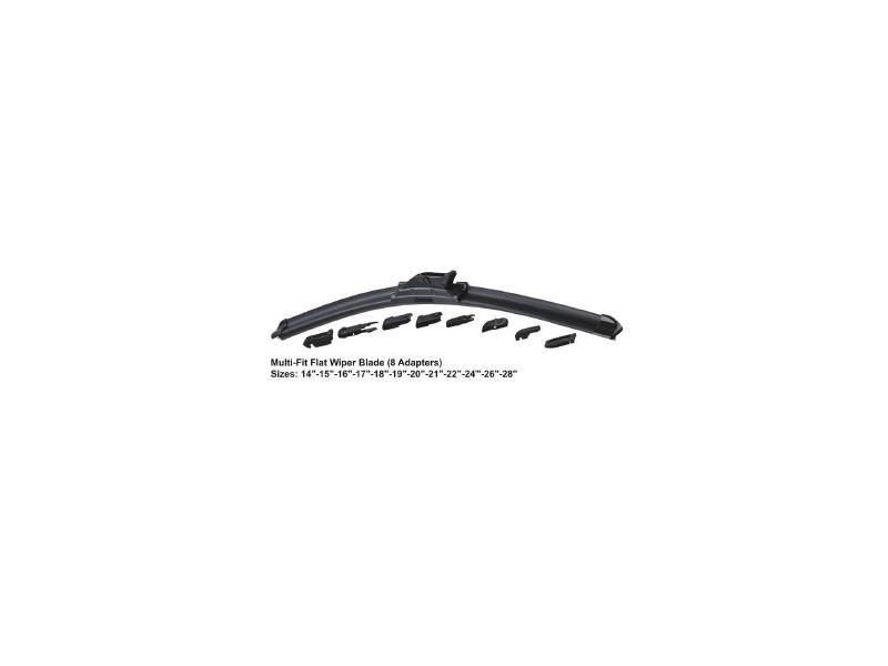 MUZ TIPI U KANCALI SILECEK SUPURGESI UNIVERSAL 8 ADAPTORLU 24 600mm - RBW