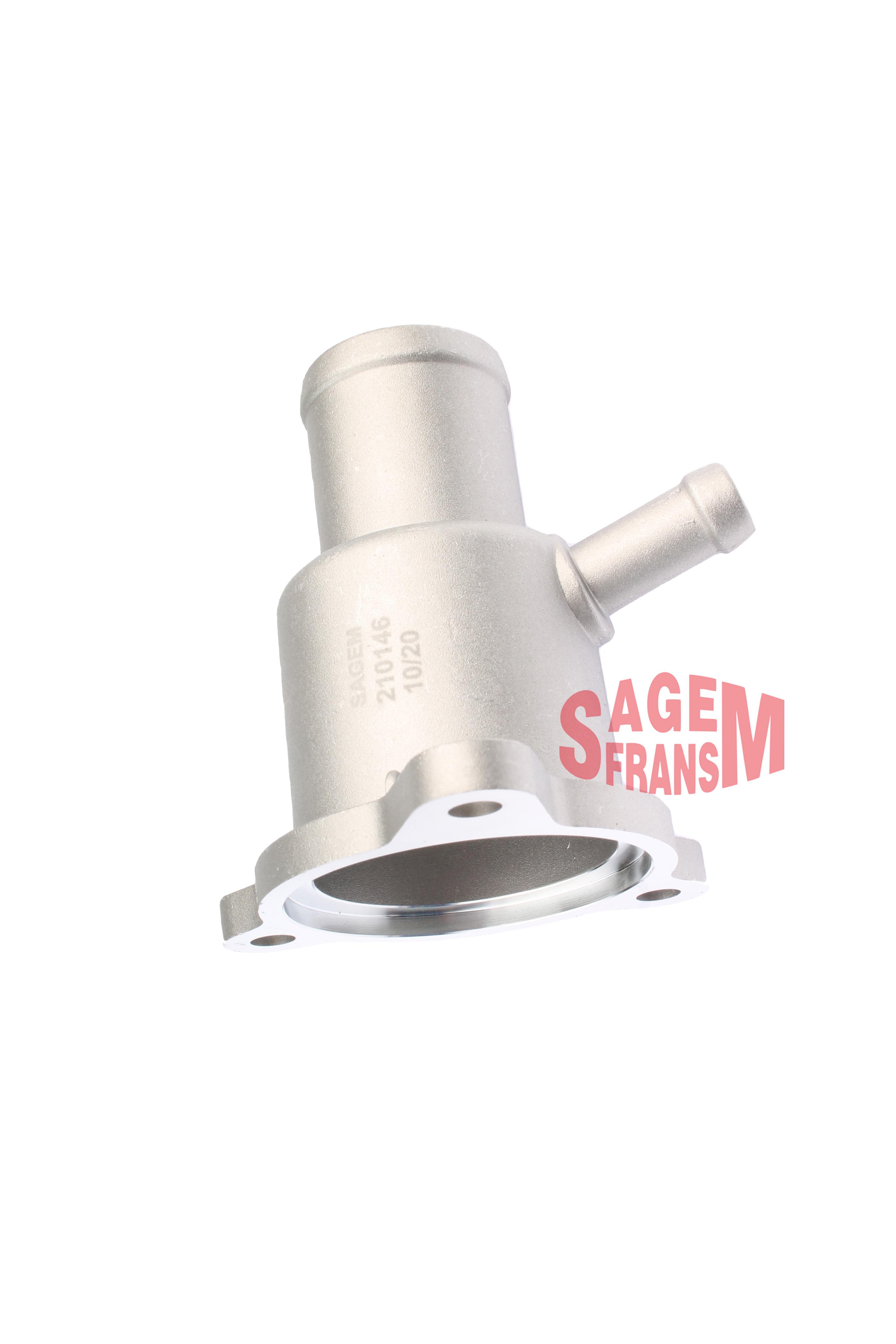 TERMOSTAT YUVASI CLIO KANGOO MEGANE LOGAN 1.4 1.6 METAL BORULU - SAGEMFRANS - OEM 7700101179