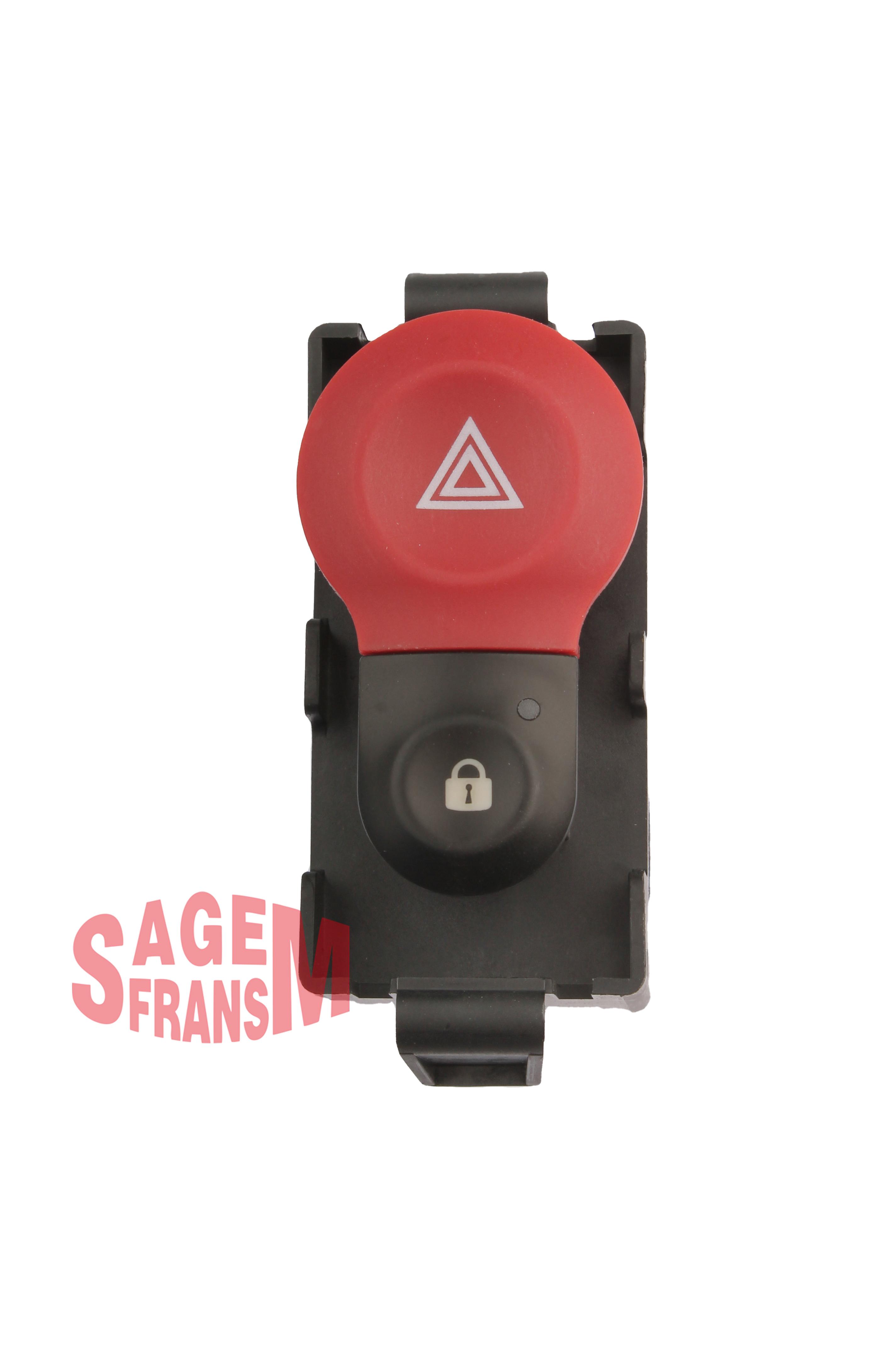 DORTLU FLASOR+MERKEZI KILIT DUGMESI KANGOO II - SAGEMFRANS - OEM 252105246R
