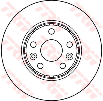 FREN DISKI ON HAVALI CITAN W415 12>21 . KANGOO II 08> - TRW - OEM 7701209839