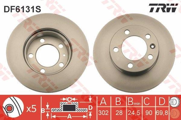FREN DISKI ON HAVALI MASTER III MOVANO NV4002.3 DCI 10=> - TRW - OEM 8200688880