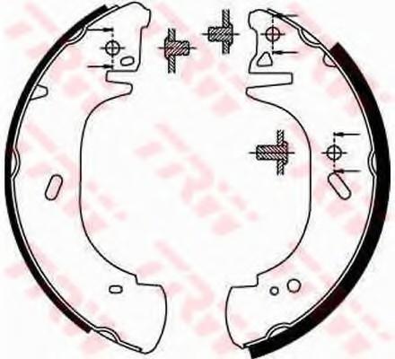 BALATA KAMPANA ARKA 2.5 2.8 MASTER 1998 > - TRW - OEM 4501146