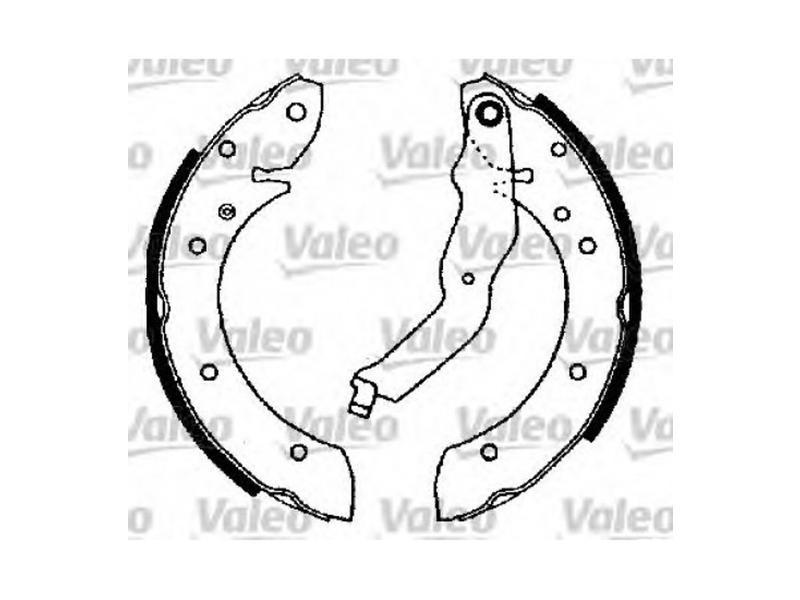PABUCLU BALATA ARKA MEGANE 1.4 1.6 1.9D 2.0 (99-03) LAGUNA 1.8 2.0 (95-01) SCENIC 1.9TDI 2.0 96=> - VALEO - OEM 7701204883