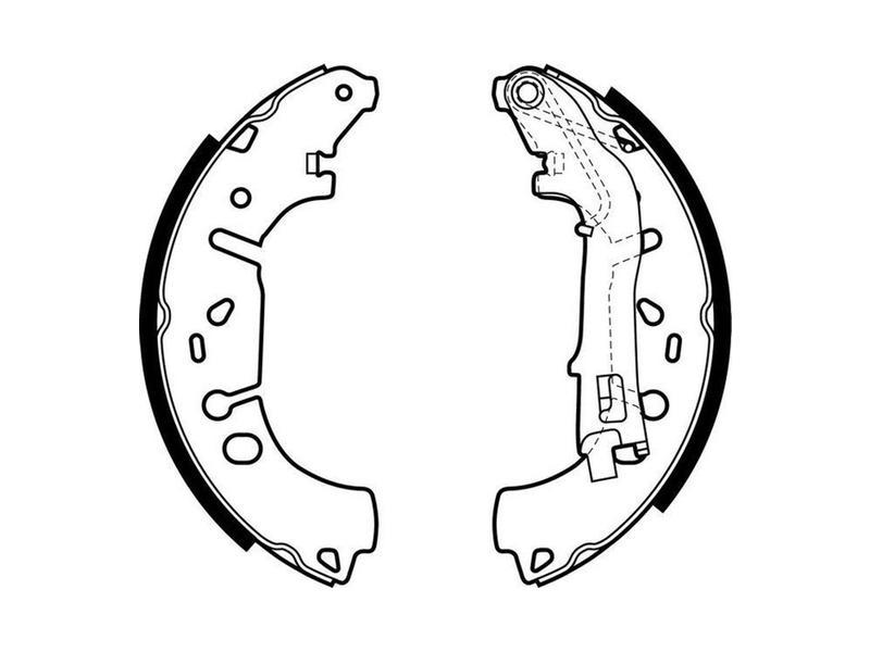PABUCLU BALATA ARKA FIORINO 1.3D MULTIJET 1.4 08=> BIPPER NEMO 1.4 1.4HDI 08=> - VALEO - OEM 4241N8