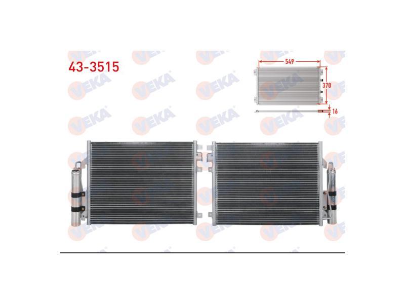 KLIMA RADYATORU CLIO II KANGOO - VEKA - OEM 8200024038