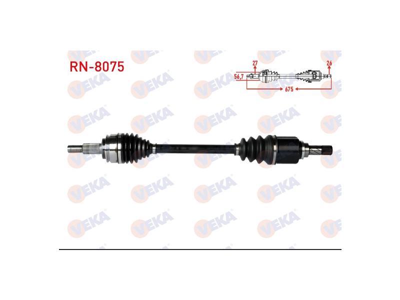 KOMPLE AKS SOL KANGOO 1.5 DCI CITAN - VEKA - OEM 8200687739