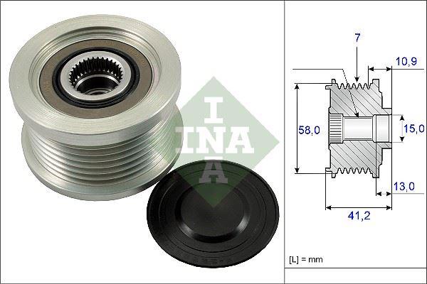 ALTERNATOR KASNAGI TOYOTA HIACE IV (H1-H2) 2.5 D-4D 4WD 01-> HILUX VI-VII-VIII (N1-N2-N3) 2.5 D 4W 01> - INA - OEM 2741530020