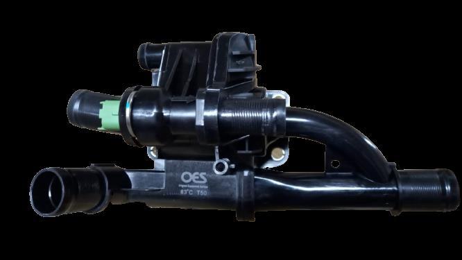 TERMOSTAT (83 °C) (KOMPLE) PEUGEOT PARTNER P206+ P207 P308 CITROEN BERLIGO C3 III C4 FORD FOCUS FIESTA 1.4 1.6 HDI TDCI 06- - OES - OEM 1336.AF