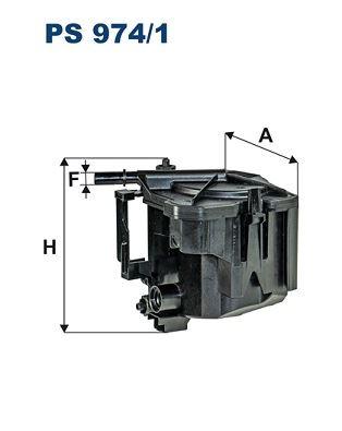 YAKIT FİLTRESİ PARTNER-206-207-307-308-407-BERLINGO-C2-C3-C4-C5-FIESTA-FOCUS-C-MAX-TEPEE 1.6HDI - FILTRON - OEM 3M5Q