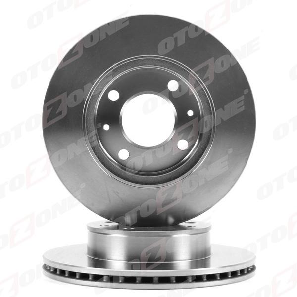 ÖN FREN DİSKİ (HAVA KANALLI) HYUNDAI İ10 1.1L G4HG 08-13 / KIA PICANTO 1.1L G4HG benzinli 05-> (241 çap x 4 bijon) - Adet disk fiyatıdır - OTOZONE - OEM 5171207000
