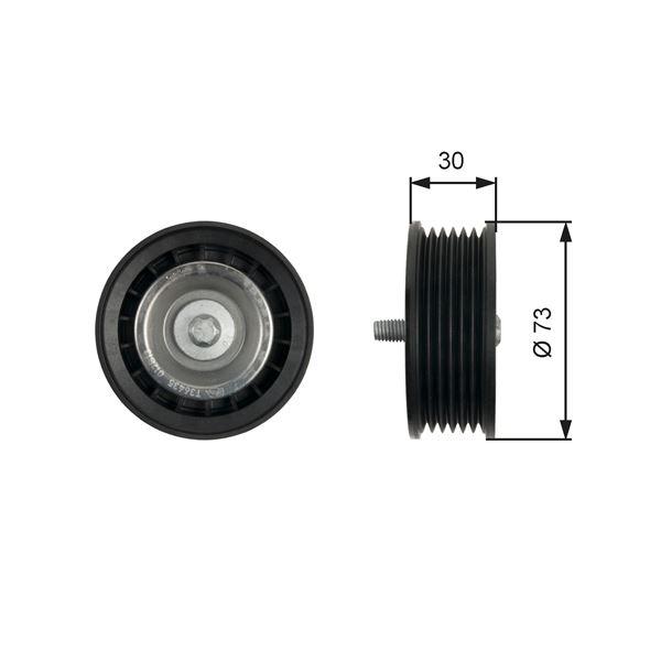 KAYIS GERGI RULMANI MERCEDES W204 W205 C218 W212 C207 W221 W222 - GATES - OEM A2762020119