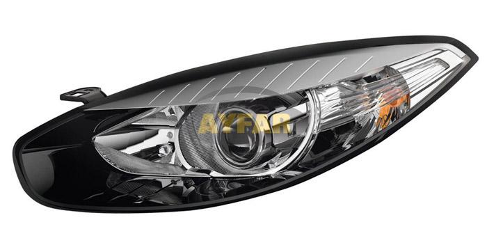 FAR+SİNYAL SOL FLUENCE 13=> (SİYAH ÇERÇEVELİ) (MOTORLU) - AYFAR - OEM 260600738R