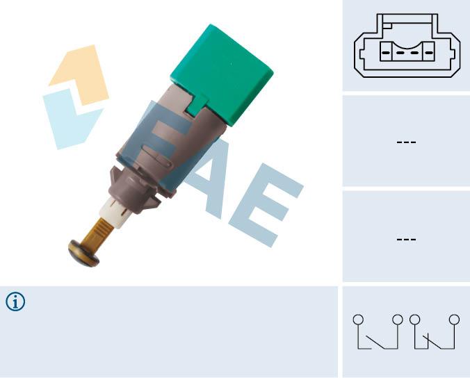 FREN MÜŞÜRÜ LAGUNA III 07>14 LATITUDE 11> 4 FİŞLİ - FAE - OEM 253200003R