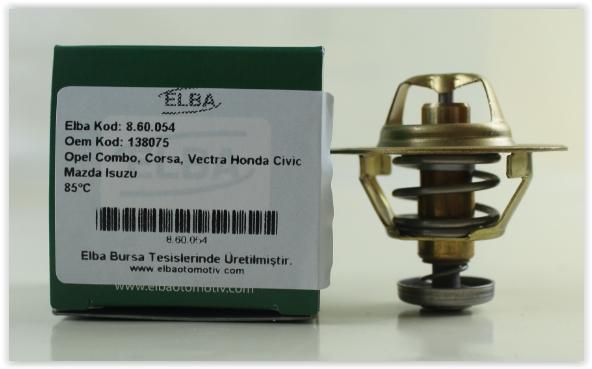TERMOSTAT (85C) CORSA B-C-ASTRA F-G-H-COMBO-VECTRA B 1.7 DTI-1.7 CDTI - ELBA - OEM 1338075