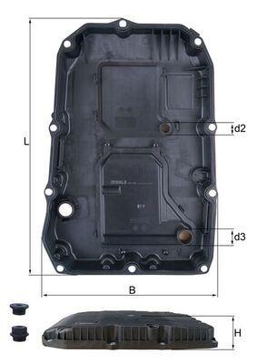 OTOMATIK SANZIMAN YAG KARTERI 9G-Tronic MERCEDES W205 W213 W222 W223 C257 C292 W166 W447 B907 B910 - MAHLE - OEM A7252703707