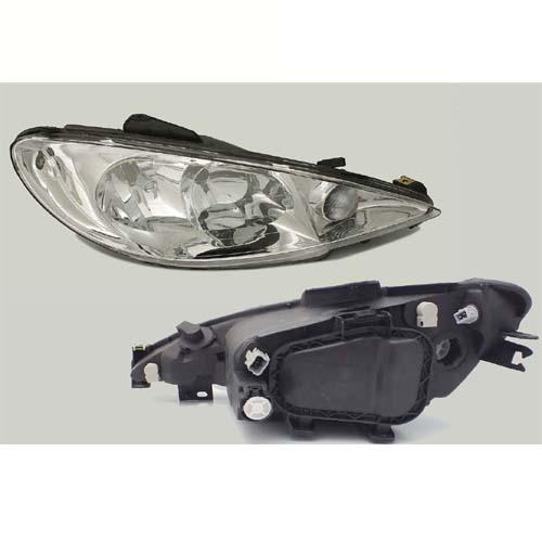 FAR+SİNYAL SAĞ ŞEFFAF P206 03-10 (ELEKTRİKLİ)(H7+H7) - AYFAR - OEM 6205.S9