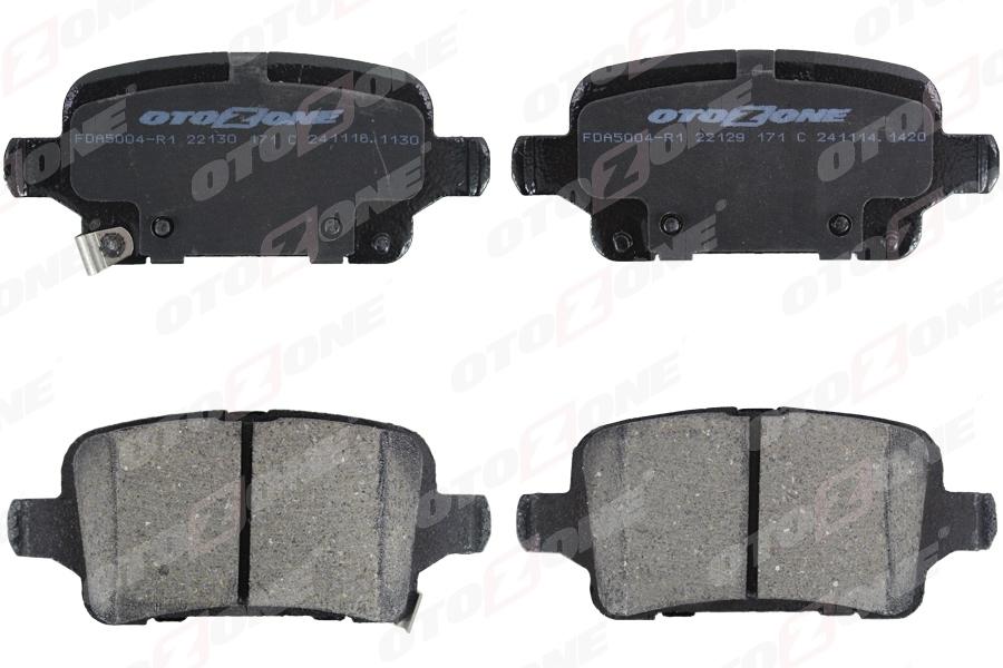 ARKA FREN BALATASI OPEL ASTRA K 1.0-1.4-1.4T-1.6T-1.6 CDTI 16>22 (106.5x46.3x16.6) (METAL İNDİKATÖRLÜ) - OTOZONE - OEM 1684934880