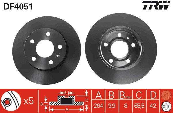 ARKA FREN DISKI AYNASI 5 BIJON ASTRA H MERIVA B CORSA C ASTRA G 2.0DI-2.0 16V-1.8 16V 02/98>2.0DTI 16V-2.0DI 16V-1.8 16V 08/99> - TRW - OEM 95526658