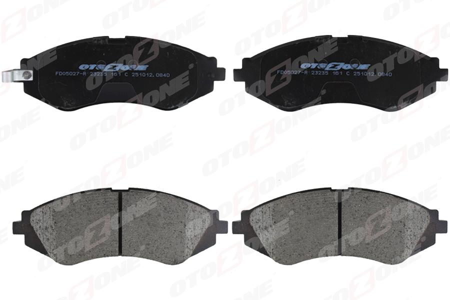 ÖN FREN BALATASI LACETTI 1.4-1.6-1.8 2.0D 04> NUBIRA 1.4-1.6-1.8 2.0D 04> (METAL İNDİKATÖRLÜ) - OTOZONE - OEM 96405129