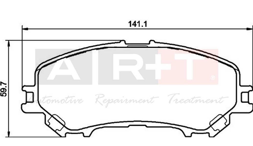 ÖN BALATA RENAULT KADJAR 15> KOLEOS II 15> N - ART - OEM 410604EA0A