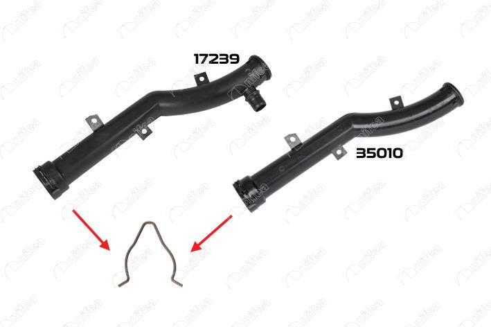 DEVİRDAİM BORUSU SEKMANI PEUGEOT 207-208-308 1.4-1.6 16V 2008-3008-508-5008-PARTNER TEPEE-RCZ 1.6 - NIFEA - OEM 1319.N5