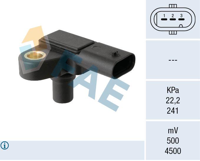 BASINC SENSORU MERCEDES M270 M274 W176 W246 W204 W205 C117 W213 X156 X253 C253 - FAE - OEM A0091532228