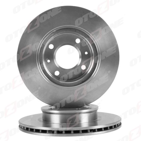 ÖN FREN DİSKİ (HAVA KANALLI) HYUNDAI GETZ 1.3L G4EA 03-05 / 1.4L G4EE 06-10 / 1.6L G4ED 03-09 / 1.5L D3EA D4FA CRDi 03-09 (256 çap x 4 bijon) - 14 Jant için - Adet disk fiyatıdır - OTOZONE - OEM 517121C050